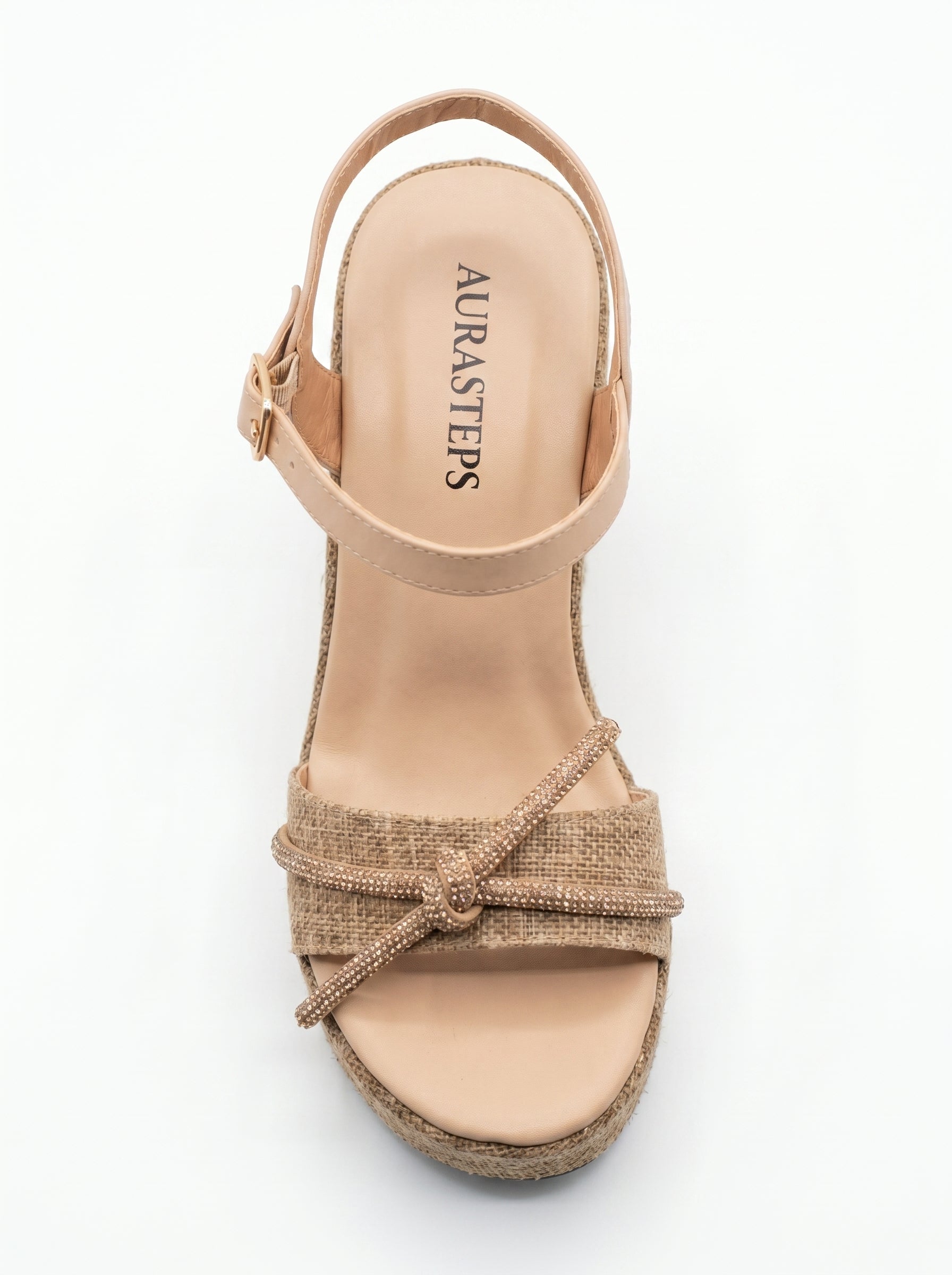 AURASTEPS – Nero Crystal Flats