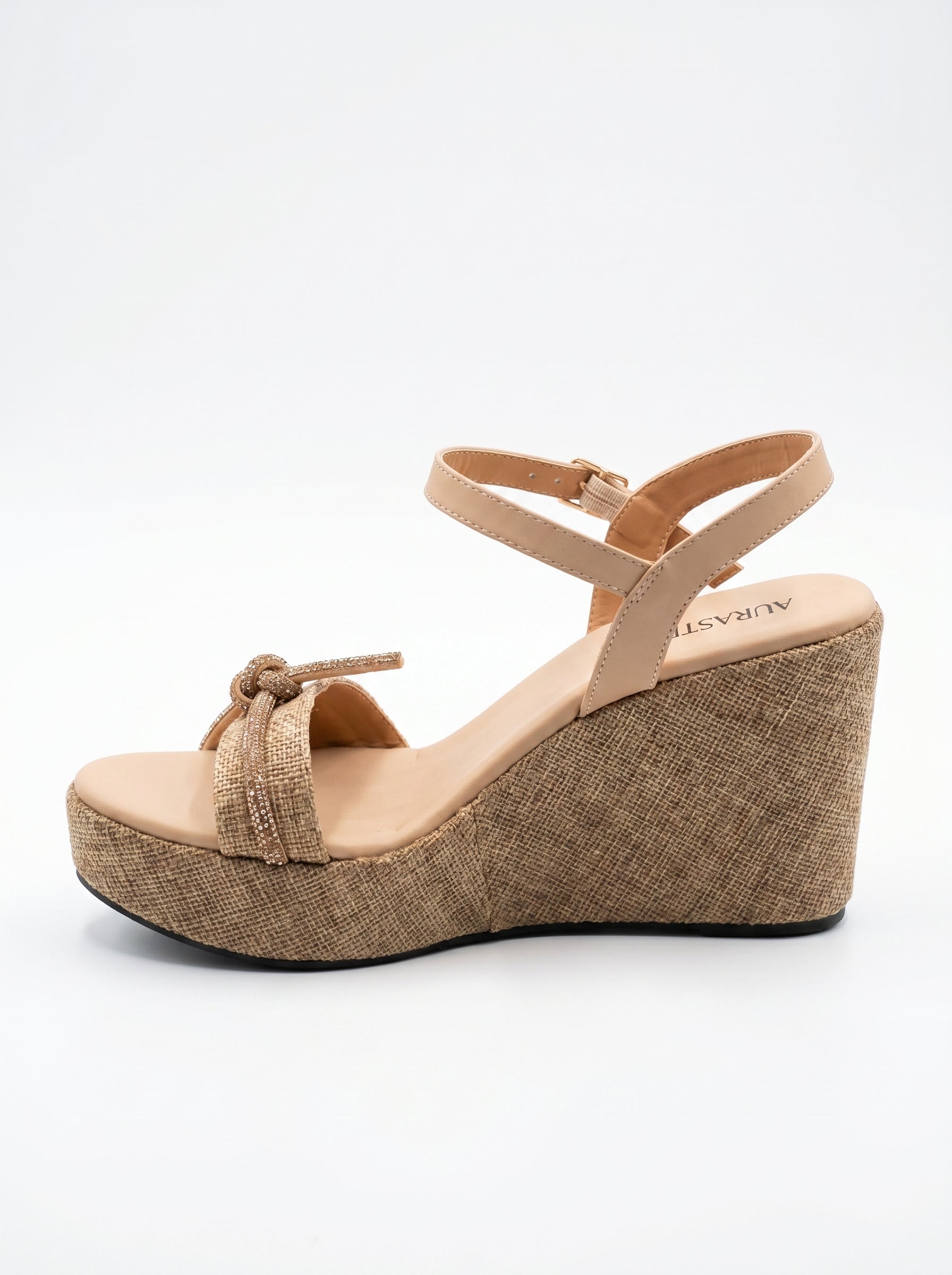 AURASTEPS – Nero Crystal Flats