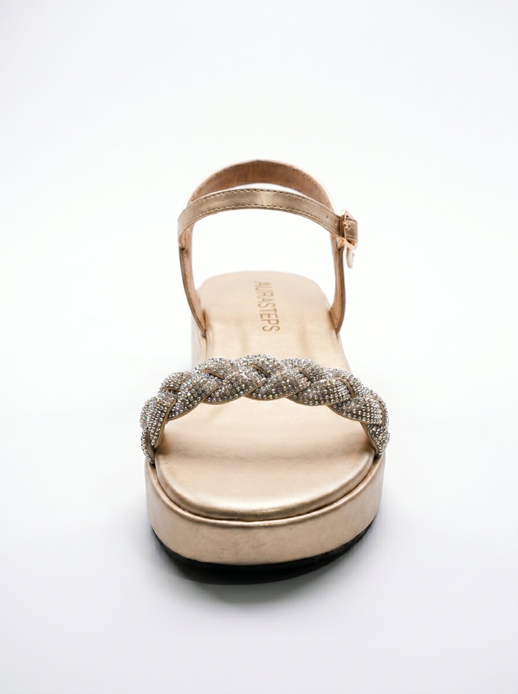 AURASTEPS Aurelia Braided Platform Sandals