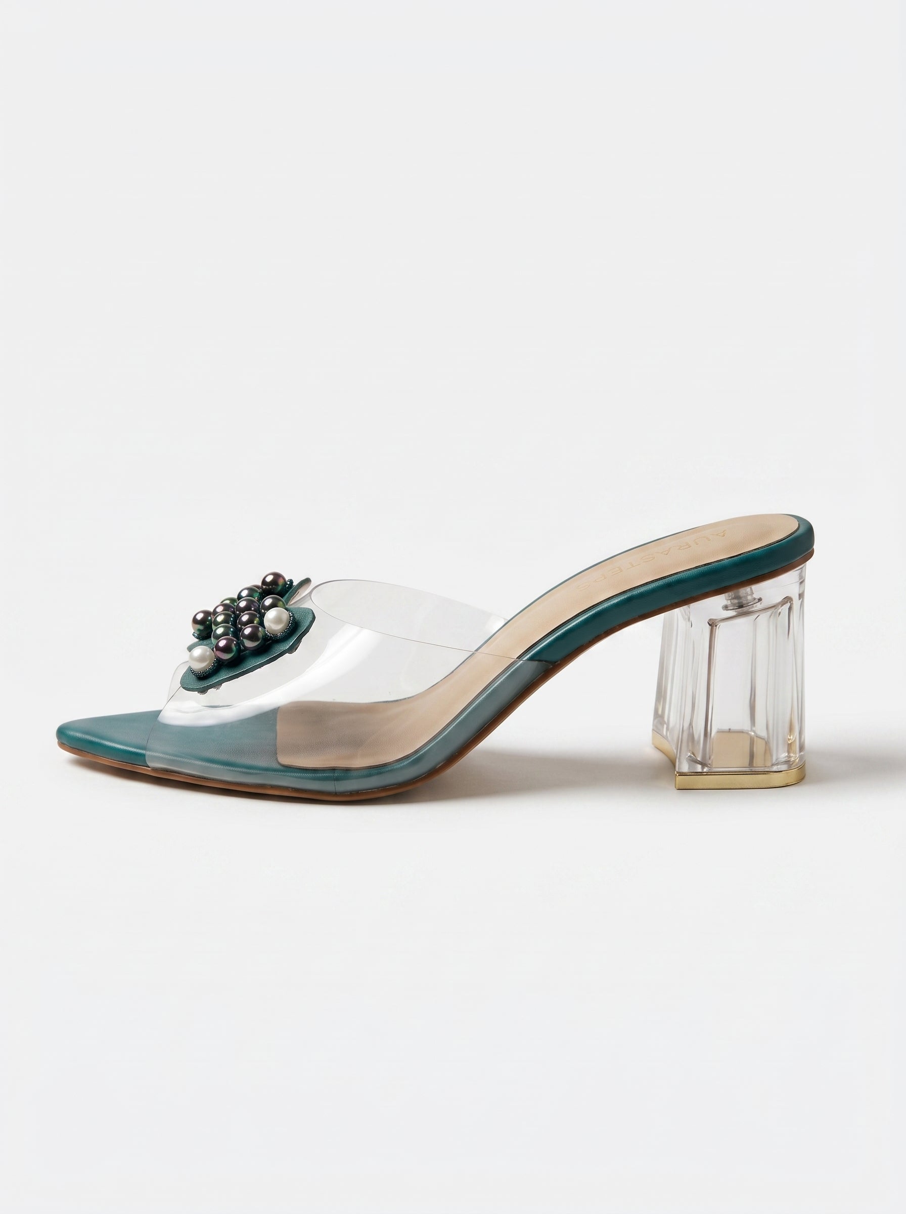 Luna Emerald Mules