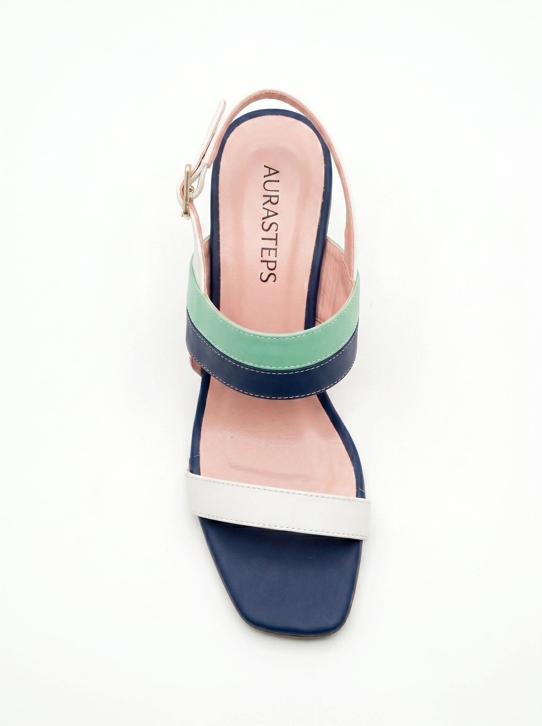 AURASTEPS Pastel Sorbet Block Heels