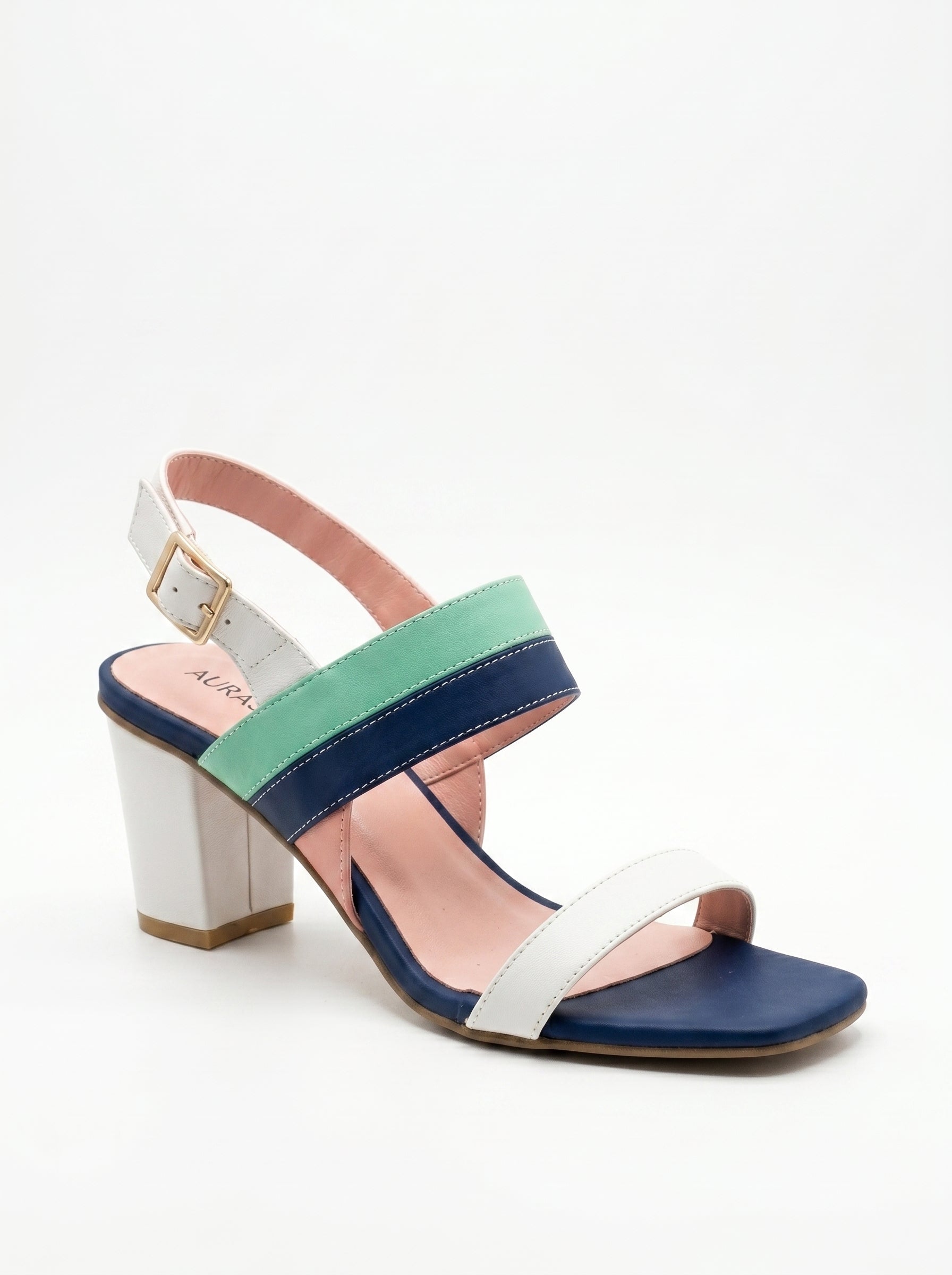 AURASTEPS Pastel Sorbet Block Heels