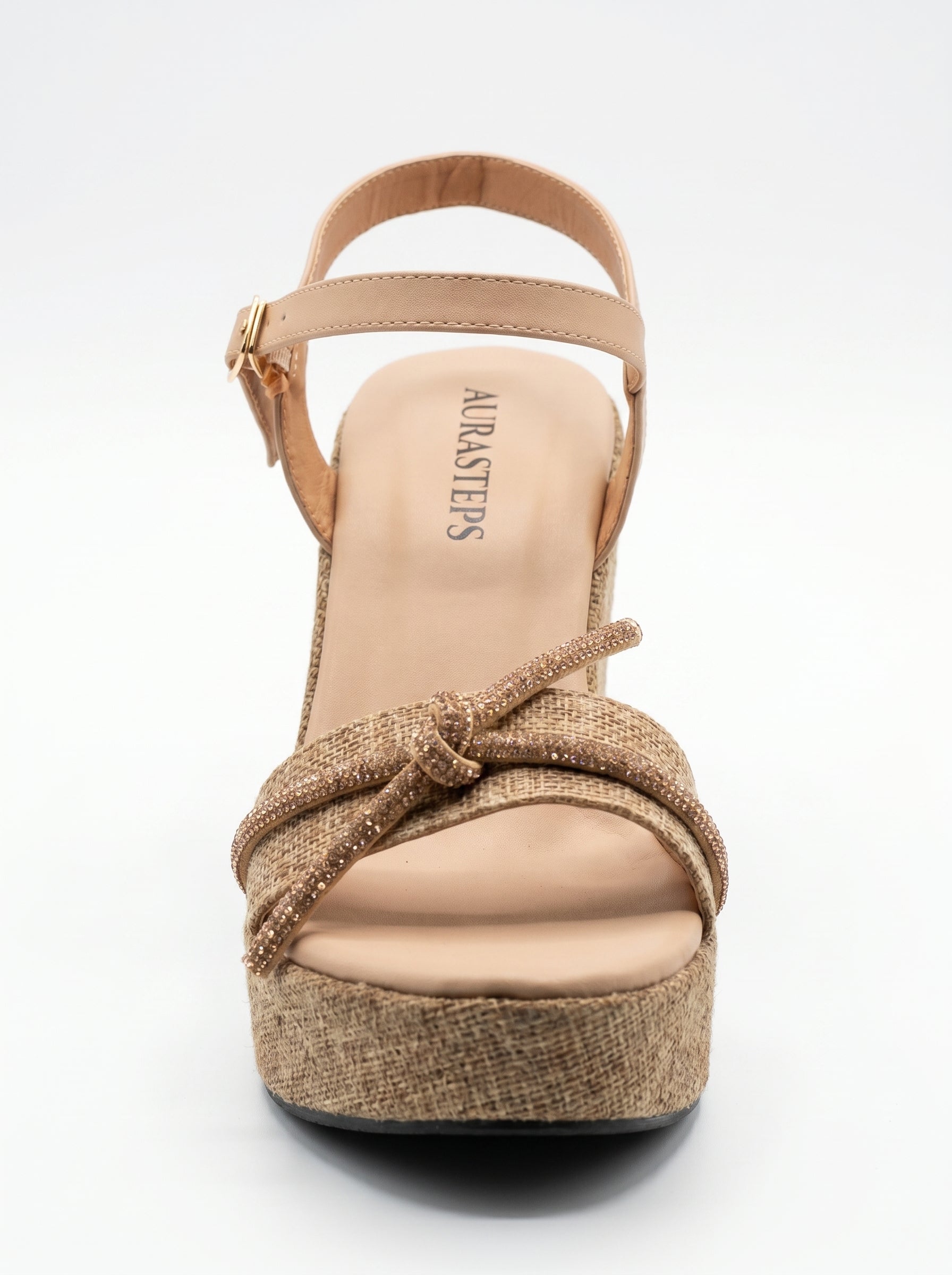 AURASTEPS – Nero Crystal Flats