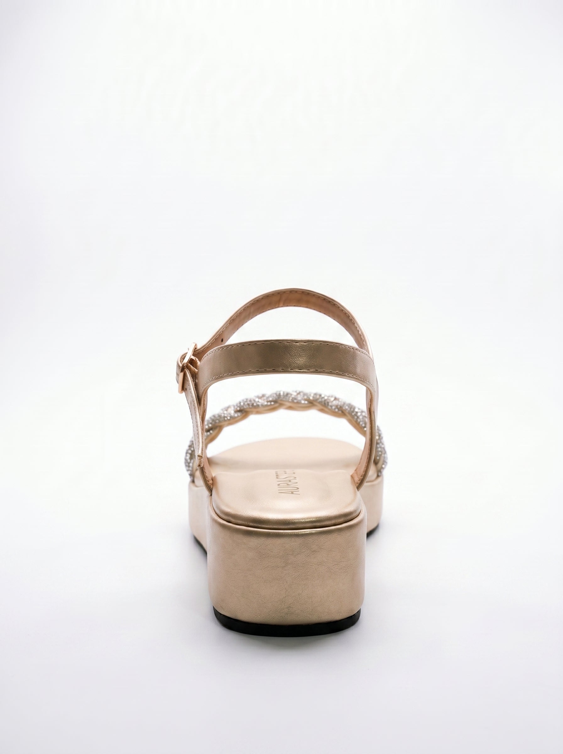 AURASTEPS Aurelia Braided Platform Sandals