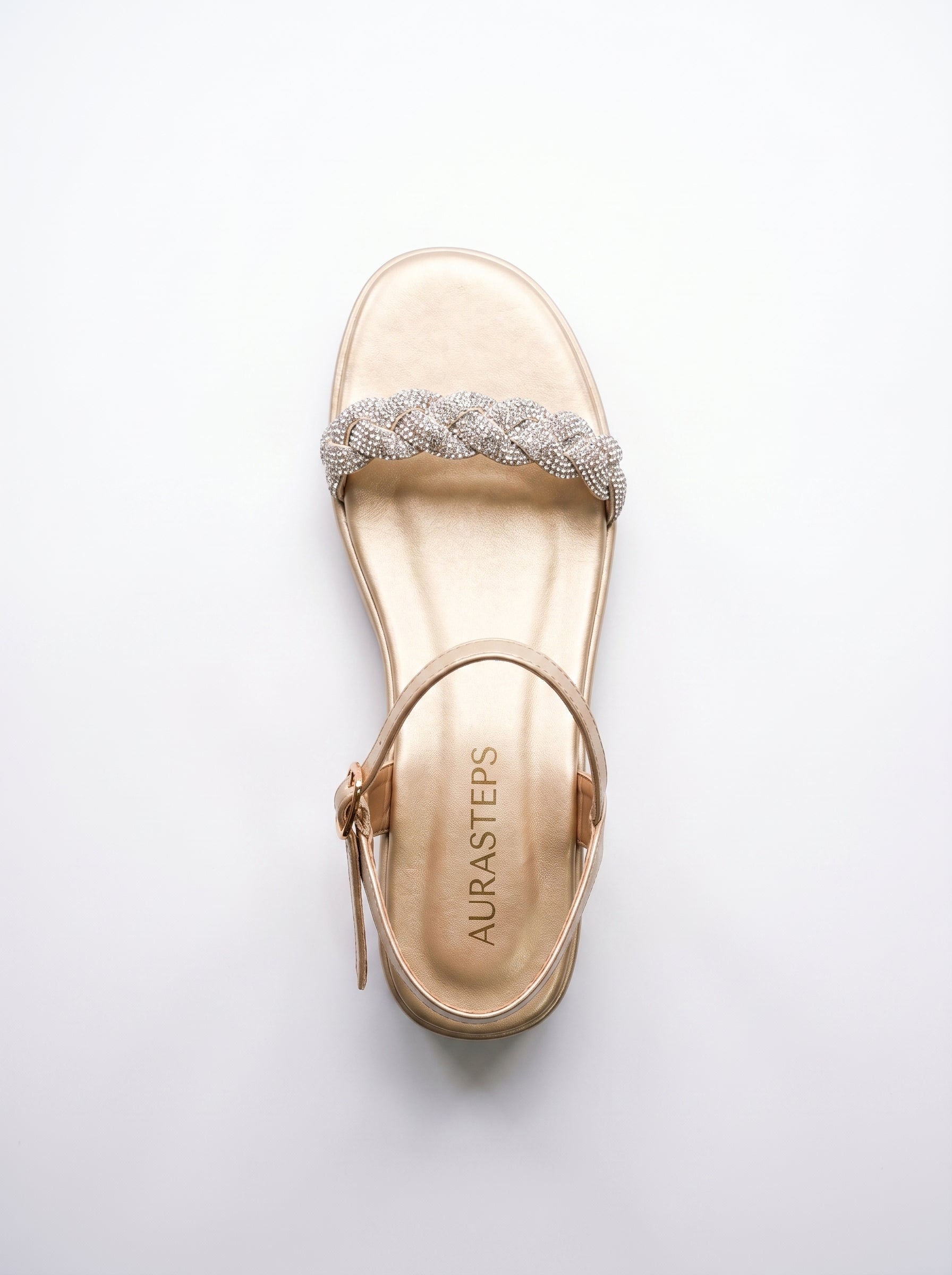 AURASTEPS Aurelia Braided Platform Sandals