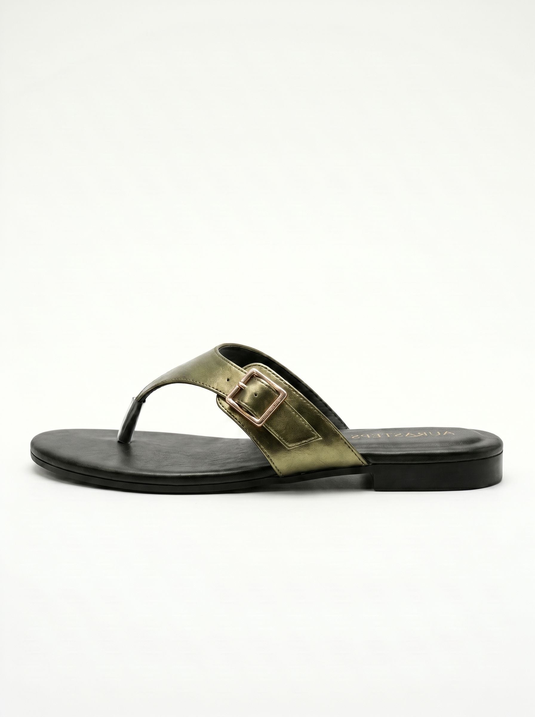 Aura Olive Flats